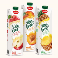 ZUMO 100% SABORES FREE 1 L.C.10/JUVER