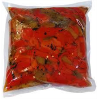 PIMIENTO ASADO TIRAS ROJO B 1 KG.