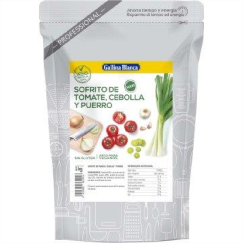 SOFRITO VERDURAS SUAVE C/PUERRO DOYPACK 1L/GALLINA BLANCA
