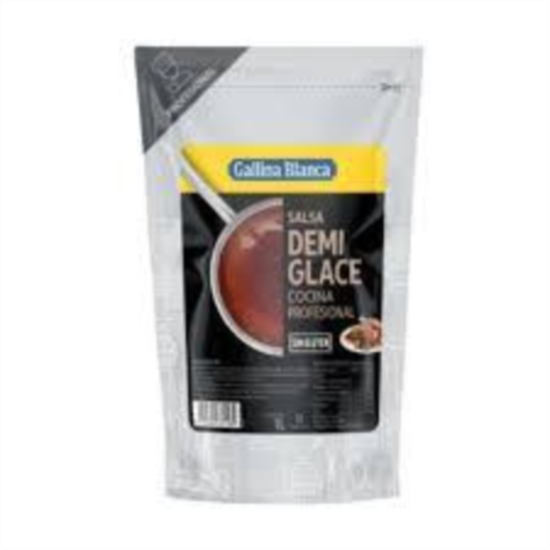 SALSA DEMI GLACÉ 1 L.C.6 UN DOYPACK/GALLINA BLANCA