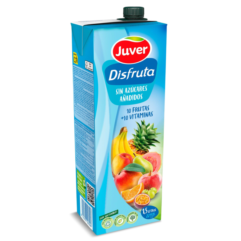 DISFRUTA 10 FR +10 VIT S/ AZUCAR 1.5 L.C.8/JUVER