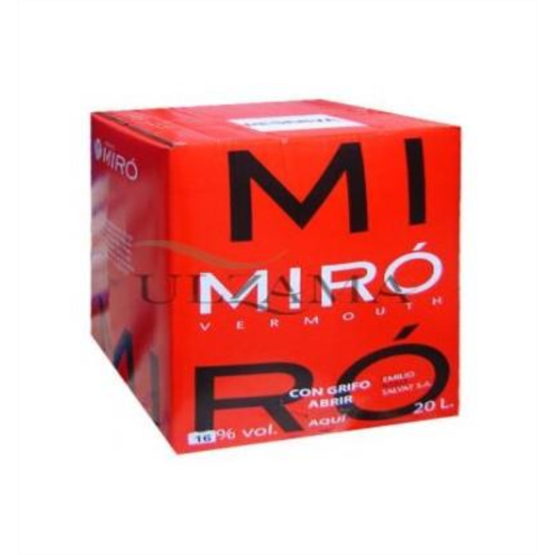 VERMUT ROSSO BOX VITOP 20 L. MIRO/GLN